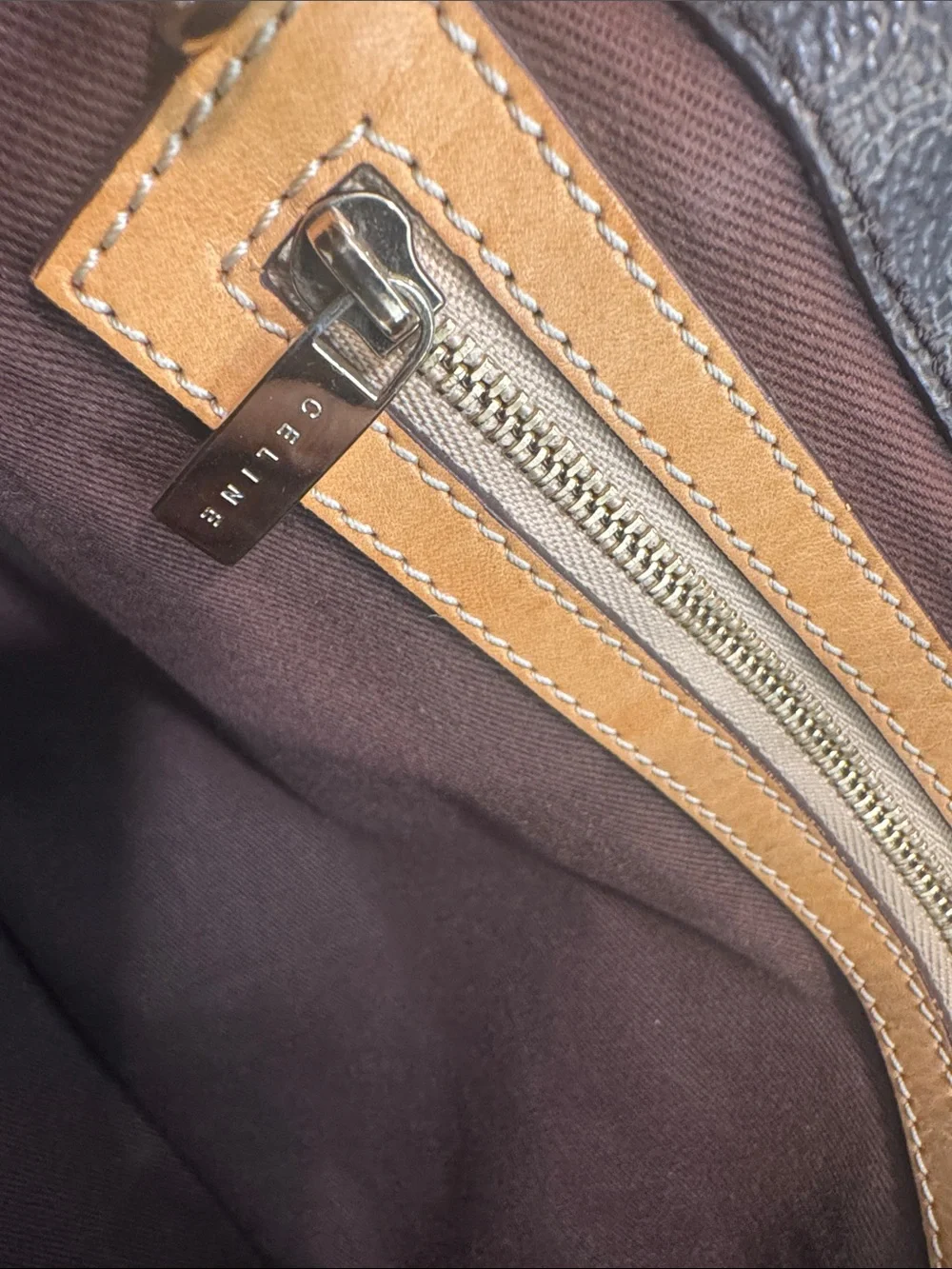 Celine macadem monogram shopper Tote